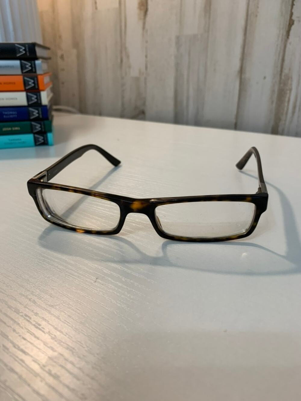 Gucci Eyeglass Frames Unisex Brown Tortoiseshell Full-Rim